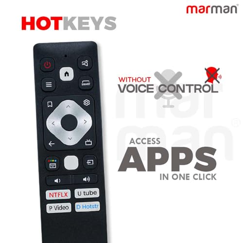 marman® Compatible with Acer Tv Remote Control Suitable for I and P Series 4K FHD UHD LED HD Ready Android TV Without Voice Command - Match Remote Key by Key with Existing Remote Control - Image 4