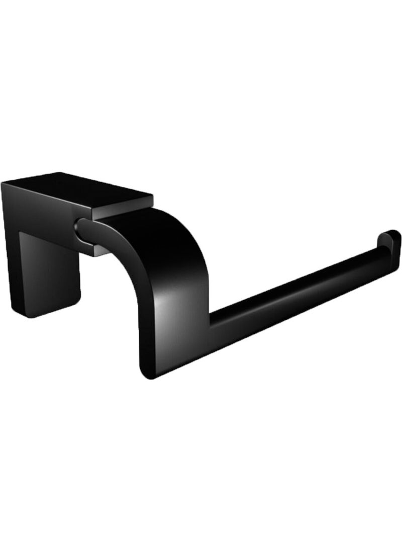 Black Lux 3-Piece Bathroom Set Open Toilet Paper Holder Freestanding Paper Towel Holder Round Towel Holder - pzsku/Z57132655B00DFD601DFAZ/45/_/1725725070/6f87af48-1e1c-4a14-ab3f-9cc8f98d39bc