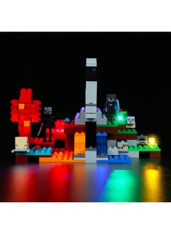 Vonado Led Light Kit For Lego The Ruined Portal 21172 Diy Lighting Compatible With Minecraft Lego Sets 21172 (No Lego Building Toy) Creative Gfits For Kids Birthday  - Image 2