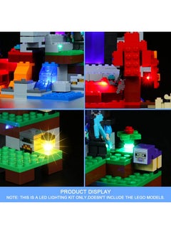 Vonado Led Light Kit For Lego The Ruined Portal 21172 Diy Lighting Compatible With Minecraft Lego Sets 21172 (No Lego Building Toy) Creative Gfits For Kids Birthday  - Image 4