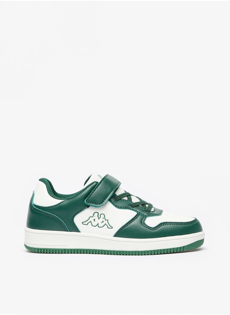 Kappa - Boys Colourblock Sneakers with Hook and Loop Closure - Image 1