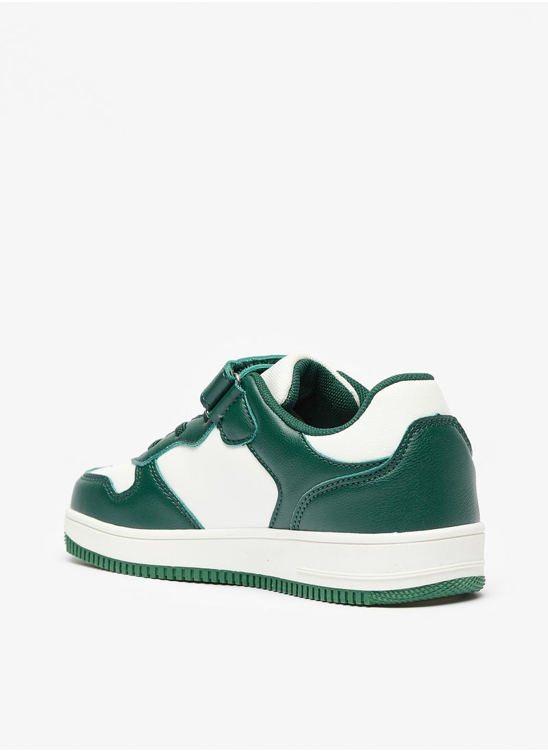 Kappa - Boys Colourblock Sneakers with Hook and Loop Closure - Image 1