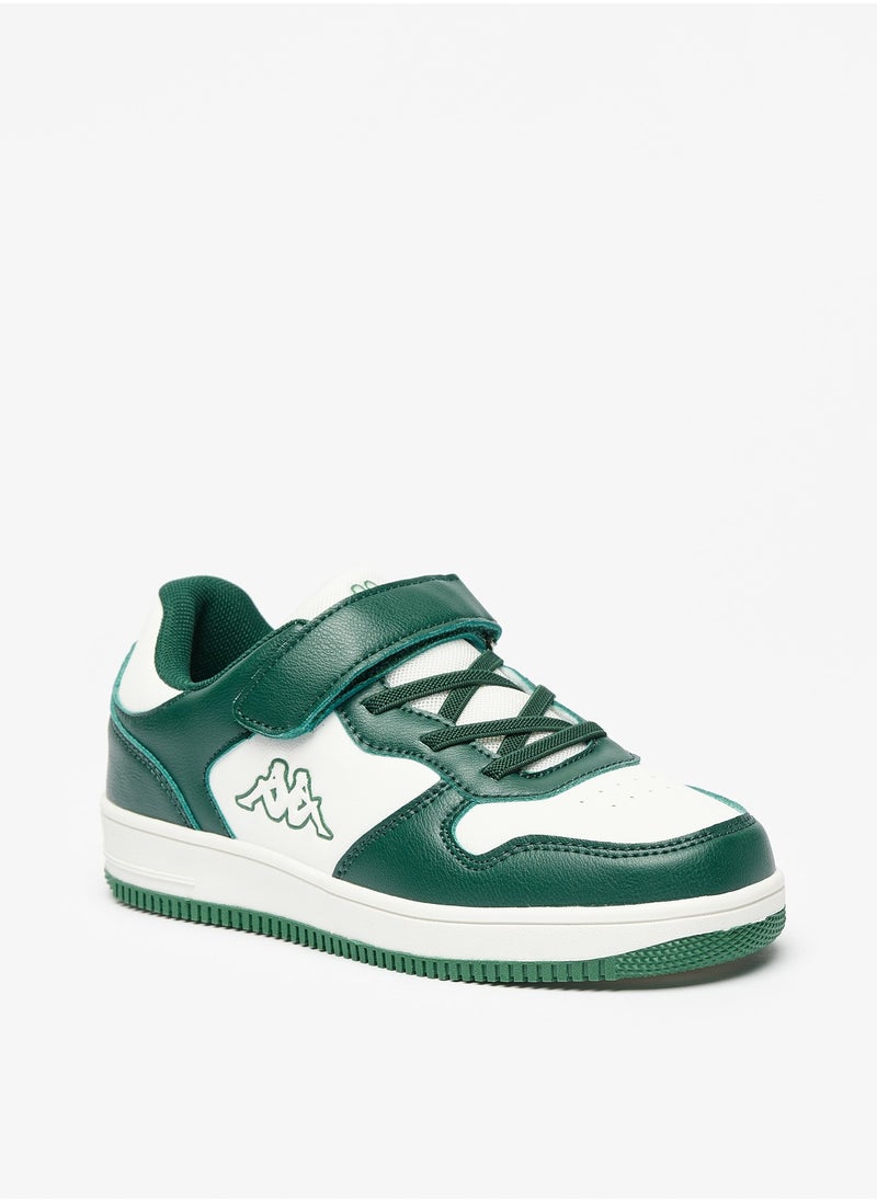 Kappa - Boys Colourblock Sneakers with Hook and Loop Closure - Image 1