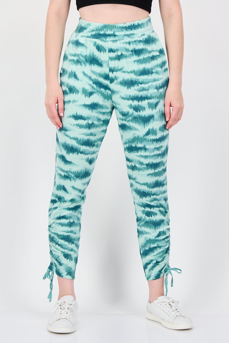INC Women Regular Fit Tie Dye Jogger Pants, Multicolor - Image 1