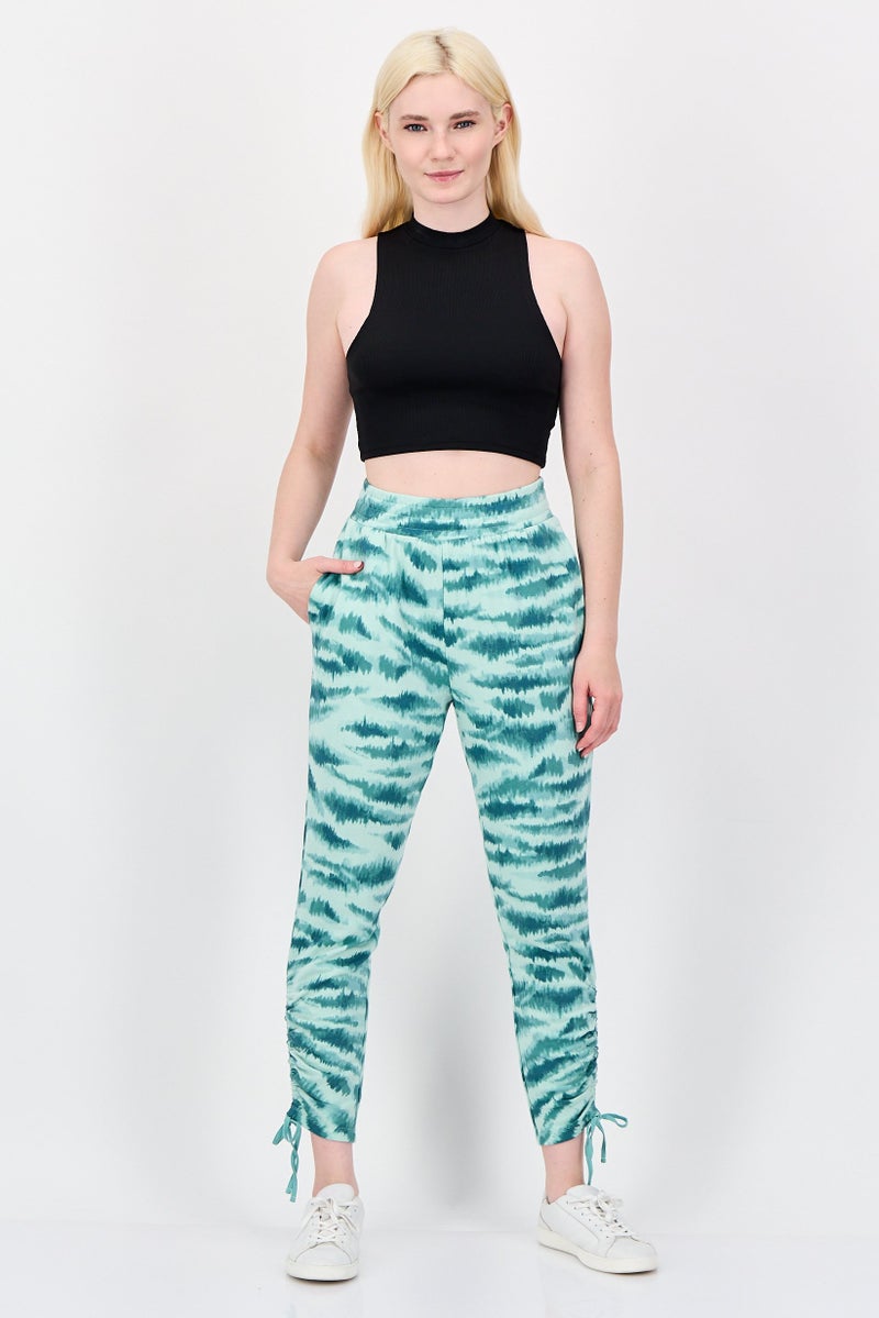 INC Women Regular Fit Tie Dye Jogger Pants, Multicolor - Image 4
