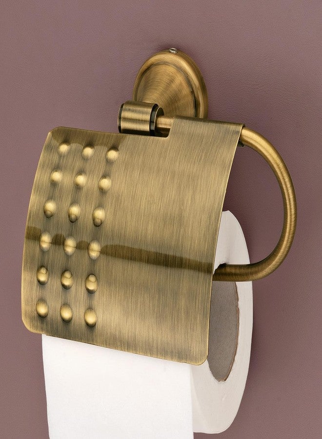 Plantex (Primax) 304 Grade Stainless Steel Toilet Paper Roll Holder/Toilet Paper Holder/Tissue Paper Roll Holder for Bathroom Accessories - Niko (Brass Antique) - Image 4
