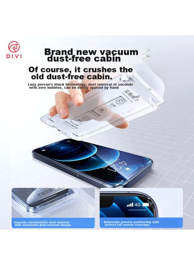 DiVi First Guard Privacy Screen Protector For Apple Iphone 12/12 Pro, Anti-dust, Anti-peeping, Shatterproof, Anti-fingerprint, Full Coverage, Dust-free Installation - Image 2