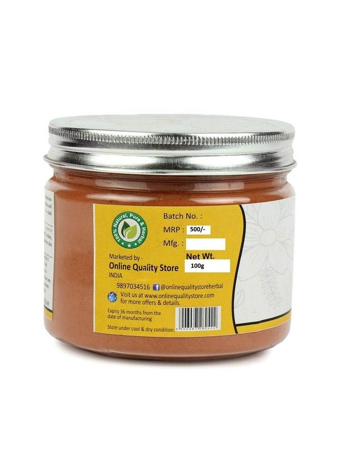Online Quality Store Organic Manjistha Powder 100G ;Rubia Cordifolia ;100% Pure & Natural Manjistha Powder For Skin Whitening; Manjistha Powder For Face Hair Care & Skin Care  - Image 3