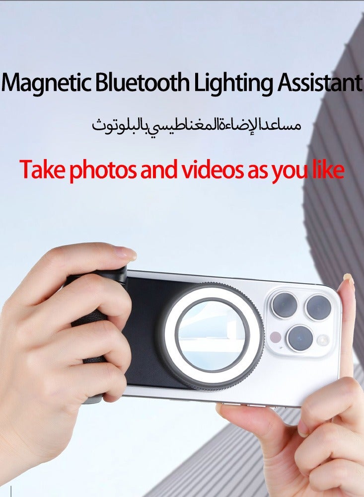 DAX STAR Smartphone Fill Light Photography Light Clip Camera Grip Bluetooth Camera Remote Three-Speed Fill Light Supports Mounting of Camera Brackets for Phones Video/Photo Shooting/Live Streaming - Image 2