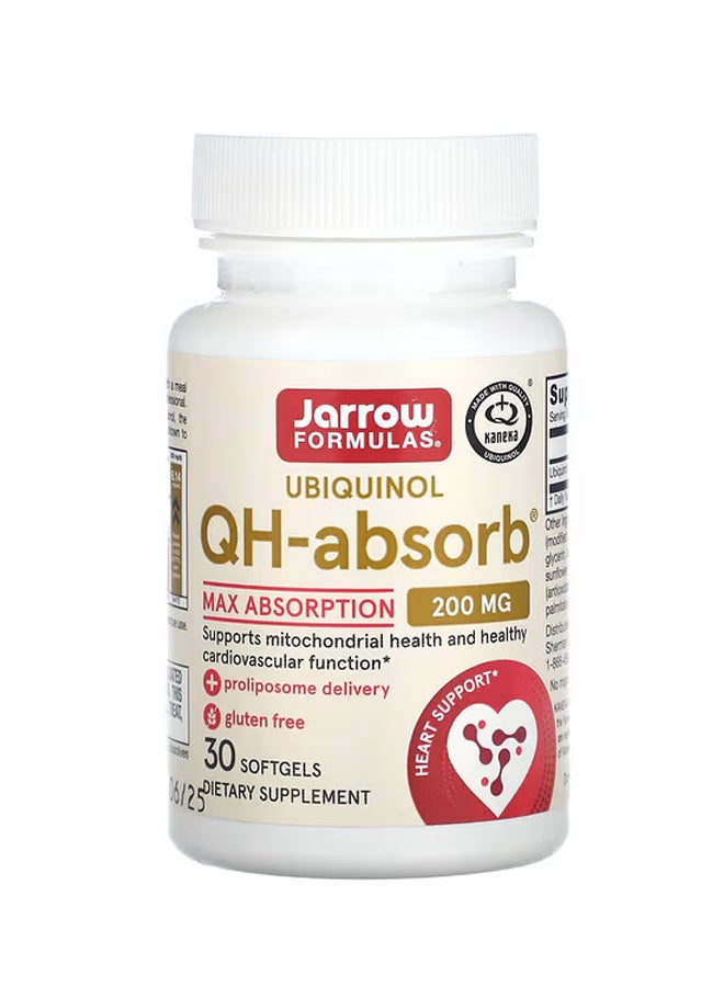 جارو فورملاز يوبيكوينول ‏QH-Absorb ‏200 ملجم 30 كبسولة هلامية