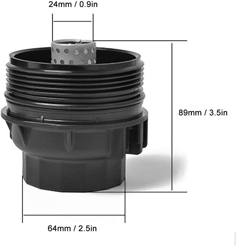 klarako Oil Filter Housing Cap, Oil Filter Cover 15620-36010 Oil Filter Assembly Fits for ES350 2007-2013 GS350 2007-2013 IS350 2006-2013 - Image 5