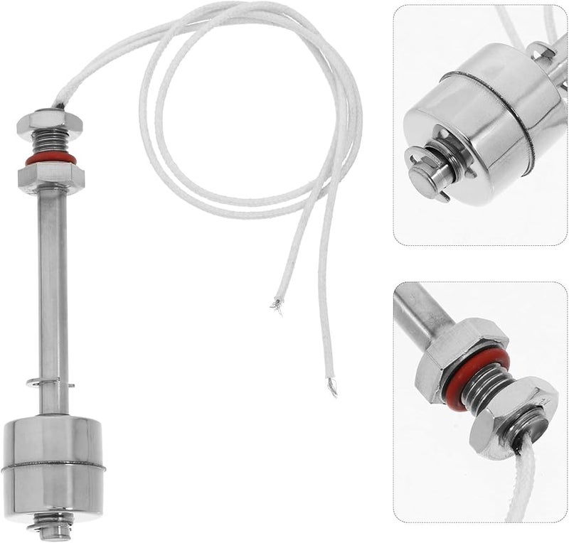 مفتاح تعويم خزان المياه من الفولاذ المقاوم للصدأ، مستشعر مستوى مضغوط لأحواض الأسماك والمسابح والبرك - Image 5