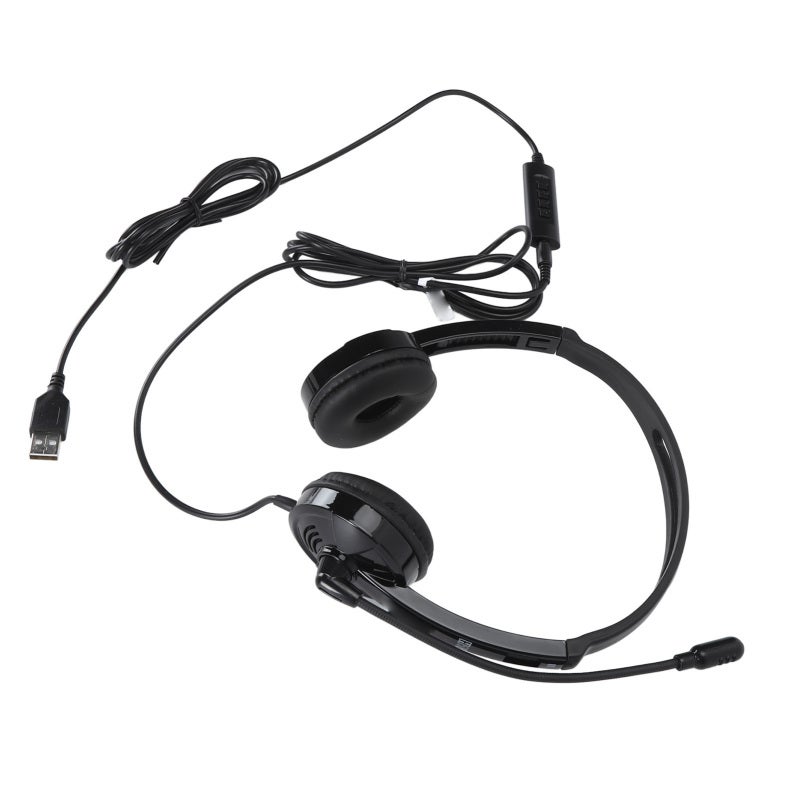 salar Telephone Headset with USB 3.5mm Connection Noise Reduction Business Headset - Premium 30mm Speaker PC Headset for Office Meetings - Image 5