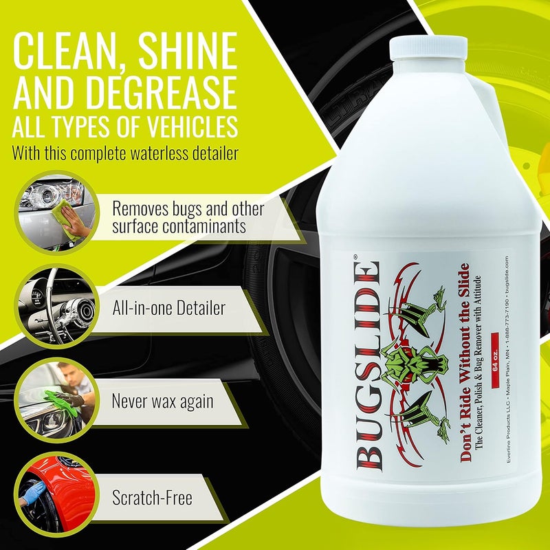 BugSlide Cleaner and Bug Remover (64 Ounce) - Image 3