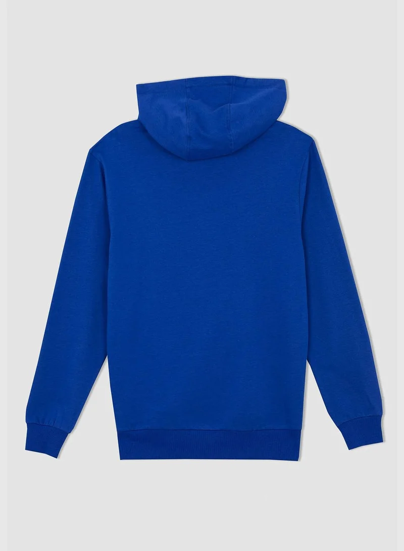 DeFacto Man Slim Fit Crew Neck Long Sleeve Knitted Sweatshirt