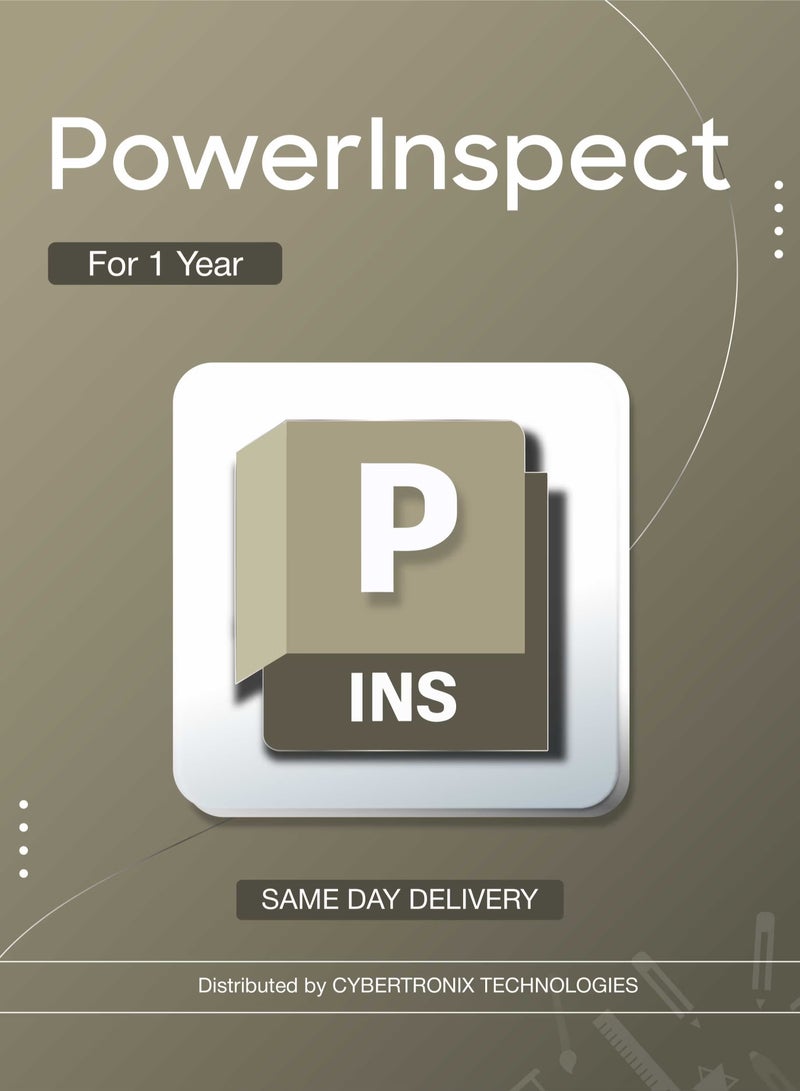 Autodesk Autodesk PowerInspect – 1 Year Subscription | SAME DAY DELIVERY