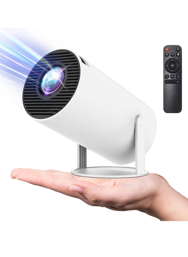 Smart Android Portable Projector With Built in Speaker Screen Mirroring Home Cinema  - Image 1