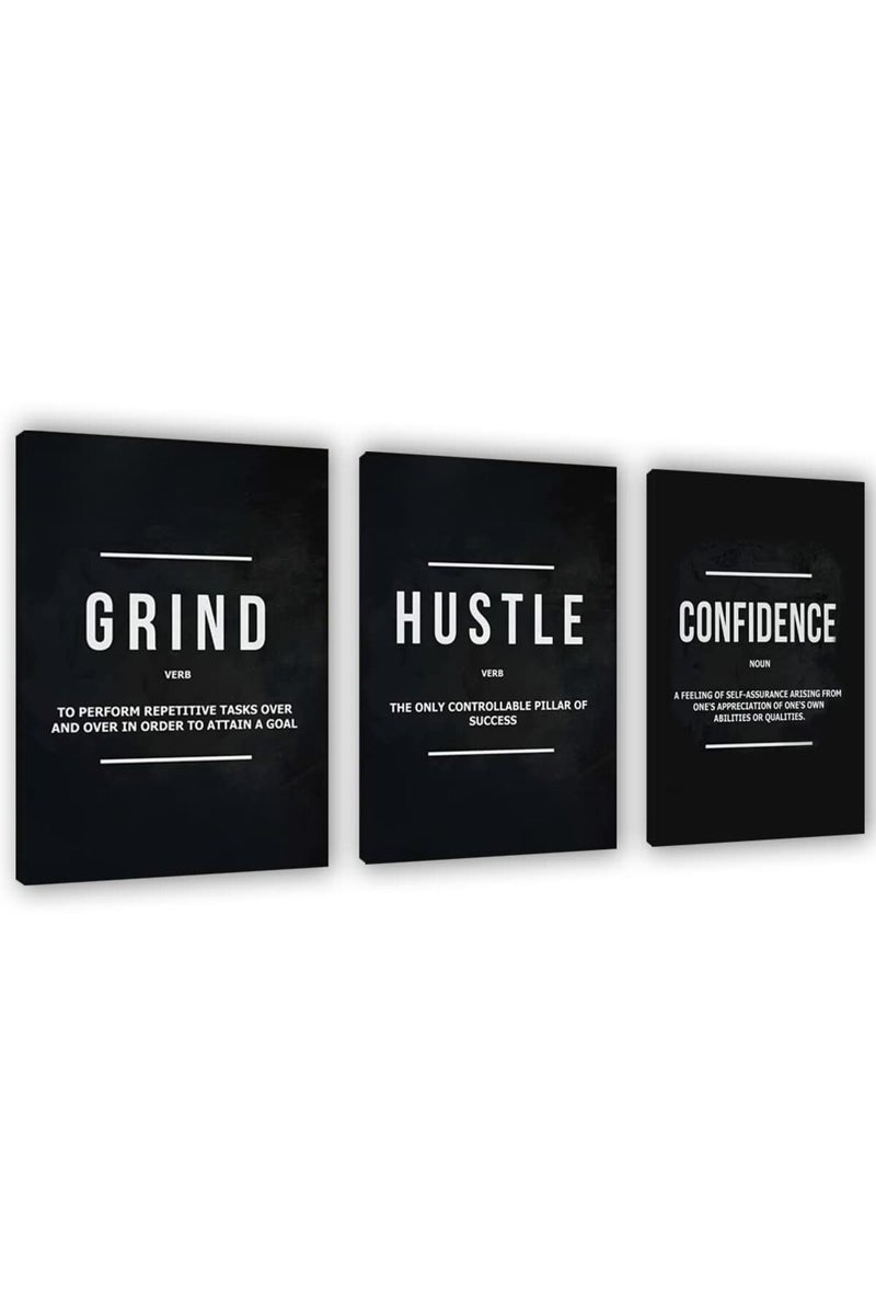 Yetaryy Motivational Wall Art Canvas Set - Image 1