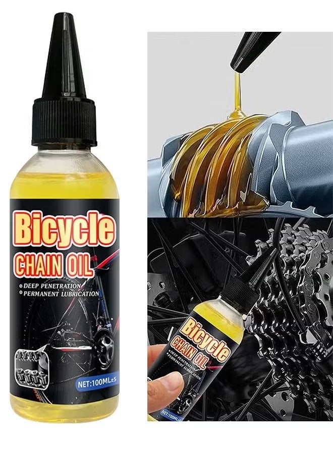 WILLIAM WEIR 100ML All Purpose Bicycle Chain Oil Bike Bearing Chain Hub Lubricants Repair Lube Rust Prevention Also Works For Mechanic Tools Sewing Machine Automotive Accessories Home Appliances - Image 1