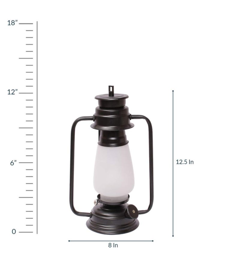 Tu Casa Milky White Glass Shade with Black MetalIron Base Wall Lantern Light Modern WallMounted Light Height 125 Inch No Blub for Hall Bedroom Living Room Vanity Home Dcor - Image 4