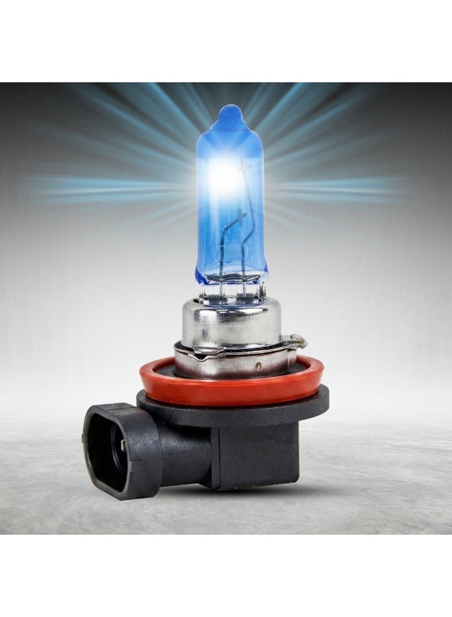BYSON S/W H11 Halogen Headlight Bulb, 12V 55W Super White Car Light, Crystal Clear Bright Beam, Long Lasting Auto Lamp for Night Driving, Fog Lamp and Enhanced Road Vision Safety - Image 2