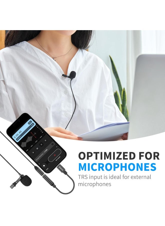 Boya BY-K9 3.5mm TRRS / USB Type-C Mikrofon Adaptoru - Image 3