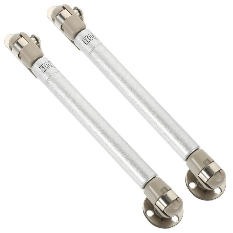 2 Pcs Black Heavy Duty Hydraulic Cabinet Hinges Gas Spring Lid Support Rods For Furniture - Image 2