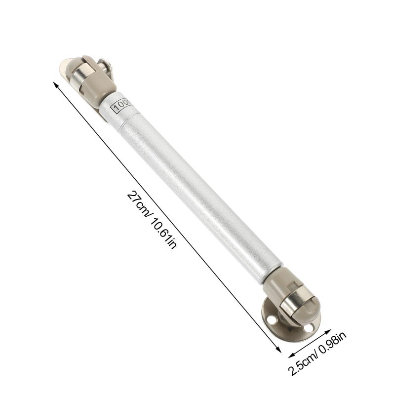 2 Pcs Black Heavy Duty Hydraulic Cabinet Hinges Gas Spring Lid Support Rods For Furniture - Image 3