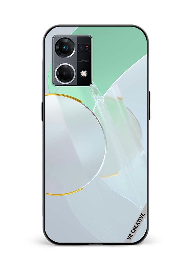 VR CREATIVE Protective Case Cover For Oppo Reno8 4G Layers Design Multicolour - Image 1