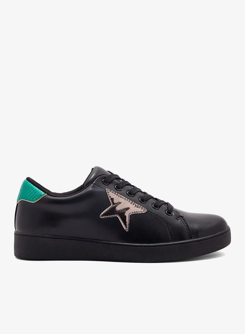 Ginger Star Detail Casual Sneakers