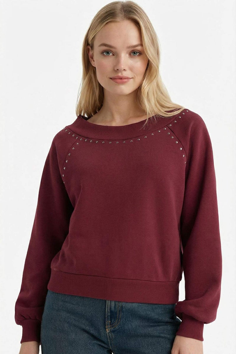 DeFacto Oversize Fit Long Sleeve Sweatshirt - Image 1