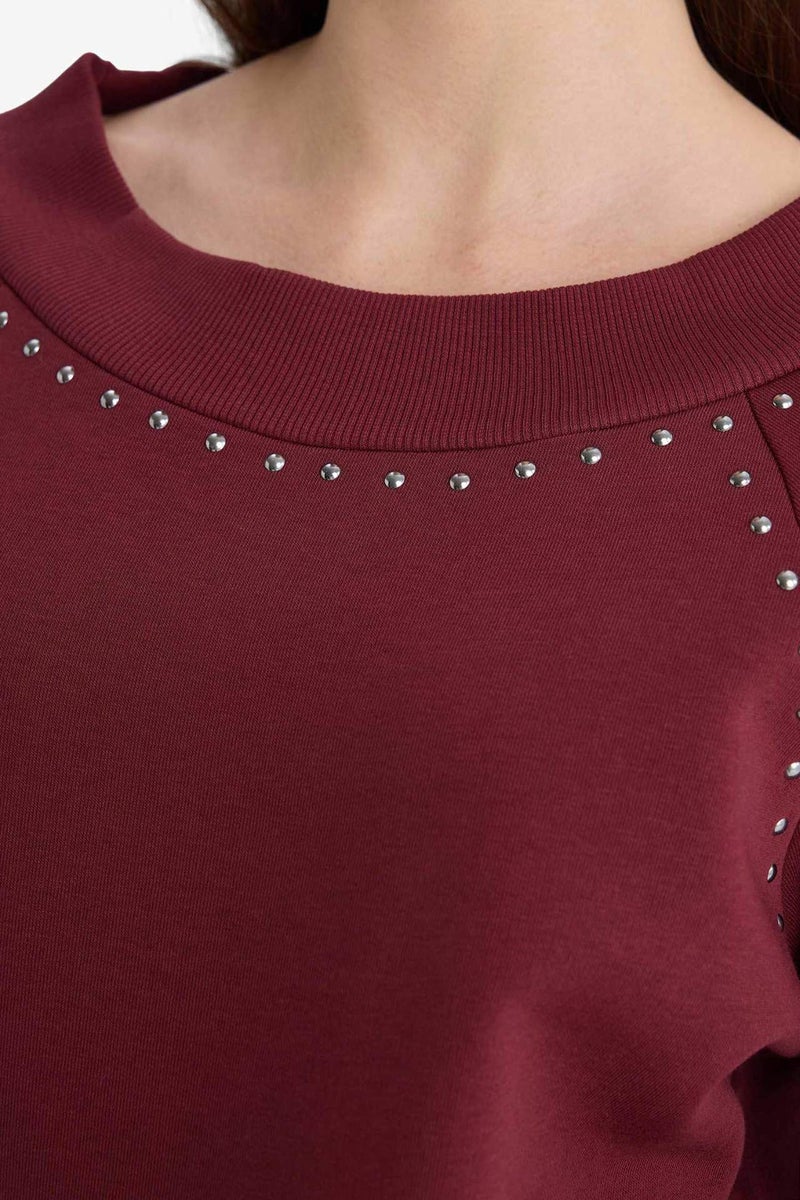 DeFacto Oversize Fit Long Sleeve Sweatshirt - Image 4