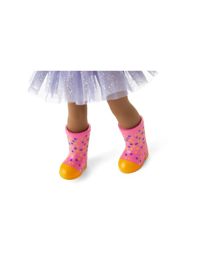 American Girl WellieWishers 14.5-inch Kendall Doll with Pink Leotard, Mesh Skirt, Headband, and Boots, For Ages 4+ - Image 5