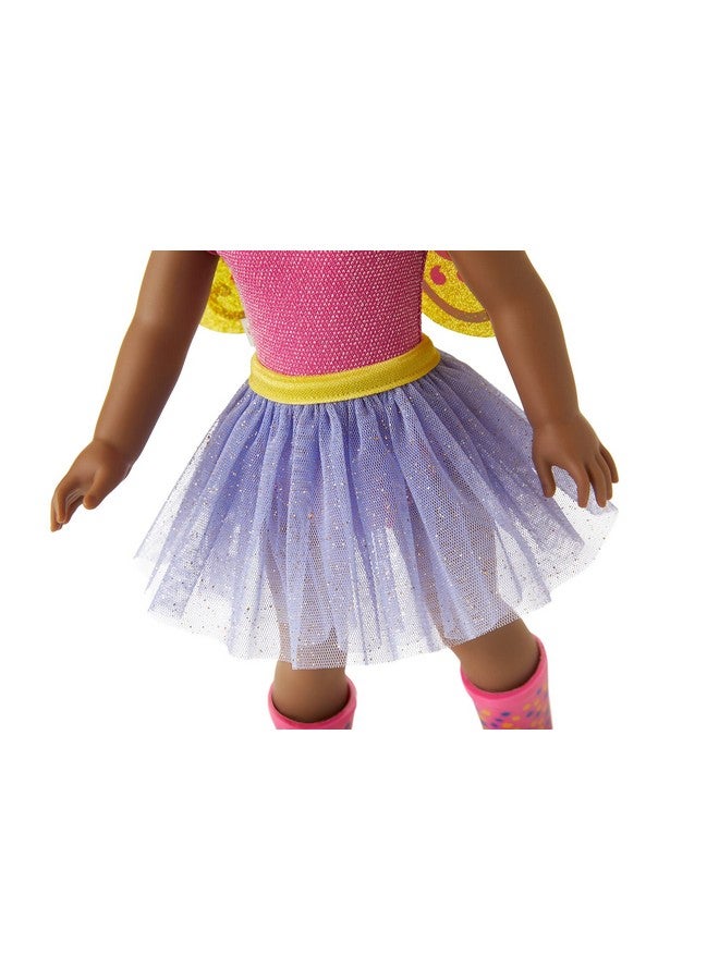 American Girl WellieWishers 14.5-inch Kendall Doll with Pink Leotard, Mesh Skirt, Headband, and Boots, For Ages 4+ - Image 4