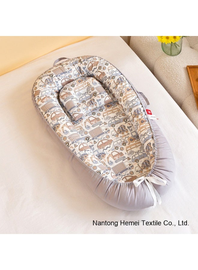 Portable Baby Nest Bed - Removable and Washable Anti-Pressure Crib 
