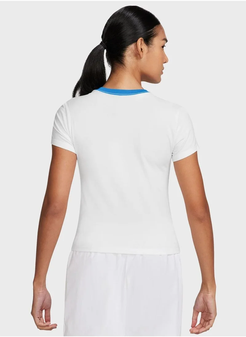 Nike Nsw Knitted Cropped T-Shirt