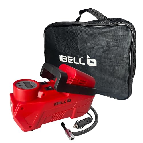 IBELL TOOLS iBELL Car Tyre Inflator IBL CA12-94, 12V DC Portable Air Compressor with 150 PSI Pressure, 150W Motor, Fast Inflation for Car Tyres, Emergency and Daily Vehicle Use - Image 4