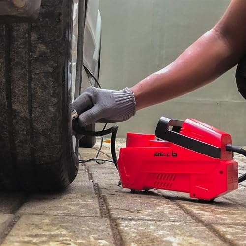 IBELL TOOLS iBELL Car Tyre Inflator IBL CA12-94, 12V DC Portable Air Compressor with 150 PSI Pressure, 150W Motor, Fast Inflation for Car Tyres, Emergency and Daily Vehicle Use - Image 5