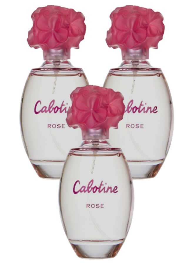 بارفومز جريس 3 قطع عطر كابوتين روز للنساء 100 مل - Image 1
