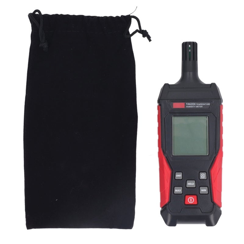 TASI Handheld Temperature Humidity Meter: ABS Erosion Resistant Material - Highly Accurate Readings Portable Thermo-Hygrometer for Gardens Laboratories Wine Cellars Farms Homes - Image 1