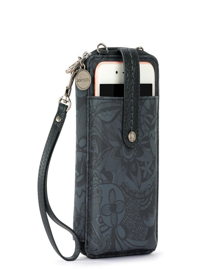 Sakroots Salinas Smartphone Crossbody in Eco-Twill, Removable Adjustable Crossbody Strap, Black Spirit Desert - Image 2