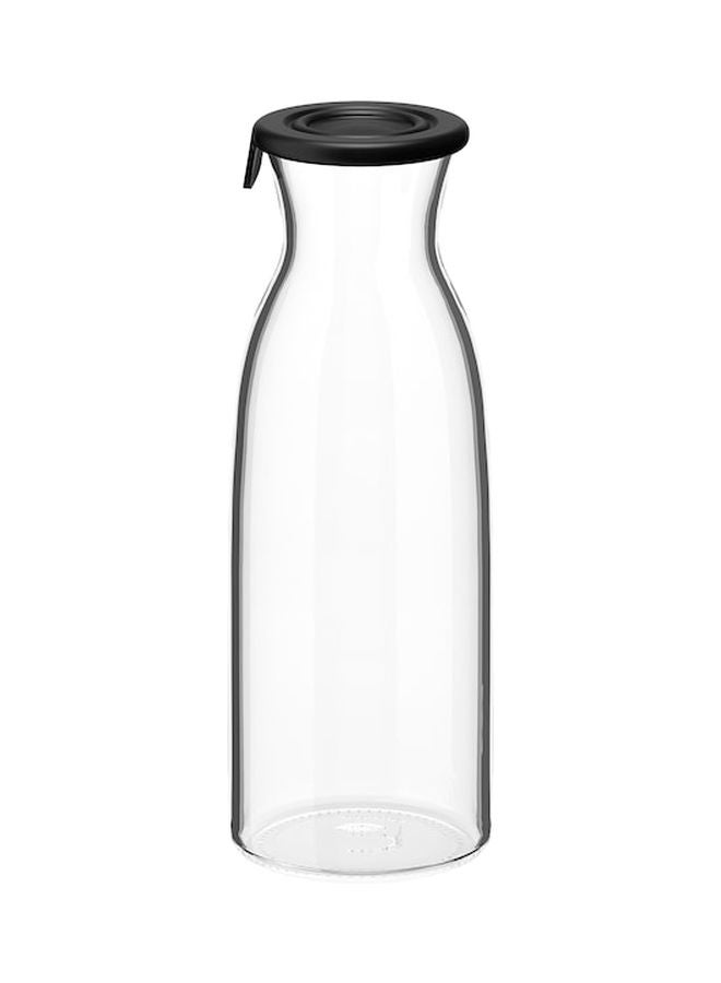 Carafe With Lid Clear/Black 0.5Liters
