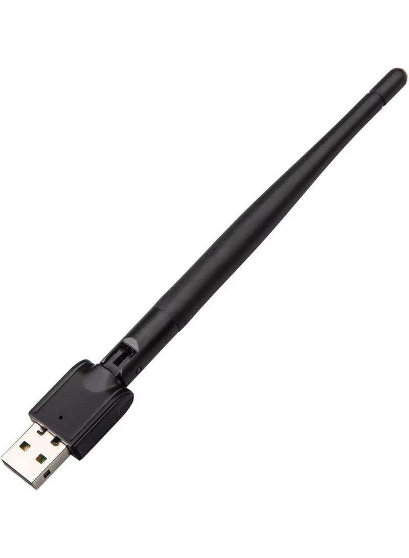 محول واي فاي USB عالي السرعة للكمبيوتر الشخصي، فلاش واي فاي ثنائي النطاق، دونجل إنترنت لاسلكي USB 2.0 - دوران 360 درجة - متوافق مع أجهزة مختلفة، محول إنترنت واي فاي USB للكمبيوتر الشخصي/سطح المكتب/الكمبيوتر المحمول/مستقبل الأقمار الصناعية - Image 5