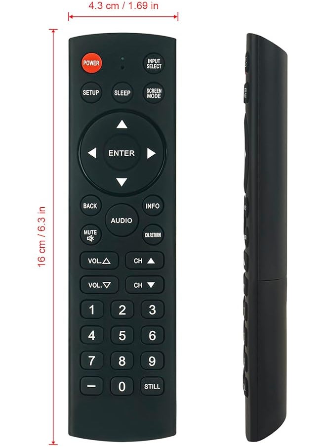 erorex - Nf009 Nf009Ud Replaced Remote Control Fit For Ilo Led Lcd Hdtv Ciwp4206 Ciwl2606 Ciwl3206 Ciwp4206A Ciwl3706 - Image 1