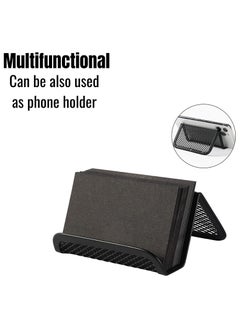 KASTWAVE Card Holders, Metal Mesh Business Card Holder, Card Holder for Desk, Card Holder for Business Cards, Desk Card Holder, Business Card Stand, Business Card Display, for Office (6 Pack Black)  - Image 5