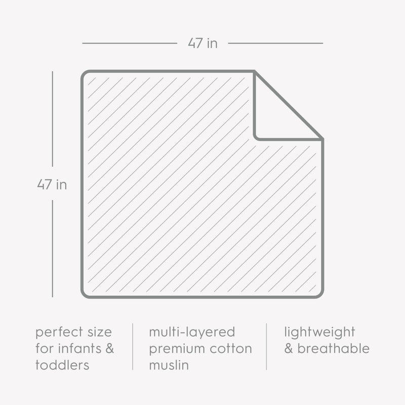 Little Unicorn Original Premium Cotton Quilt | Multi-Layered & Extra-Soft Muslin Fabric |for Babies & Toddlers (Holiday Haul) - Image 4