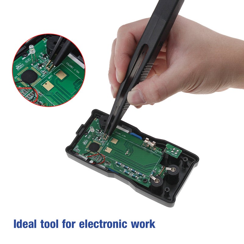 فرشاة اختبار سعة الرقائق SMD SMT البيضاء مع مشبك لجهاز قياس متعدد الوظائف - Image 3