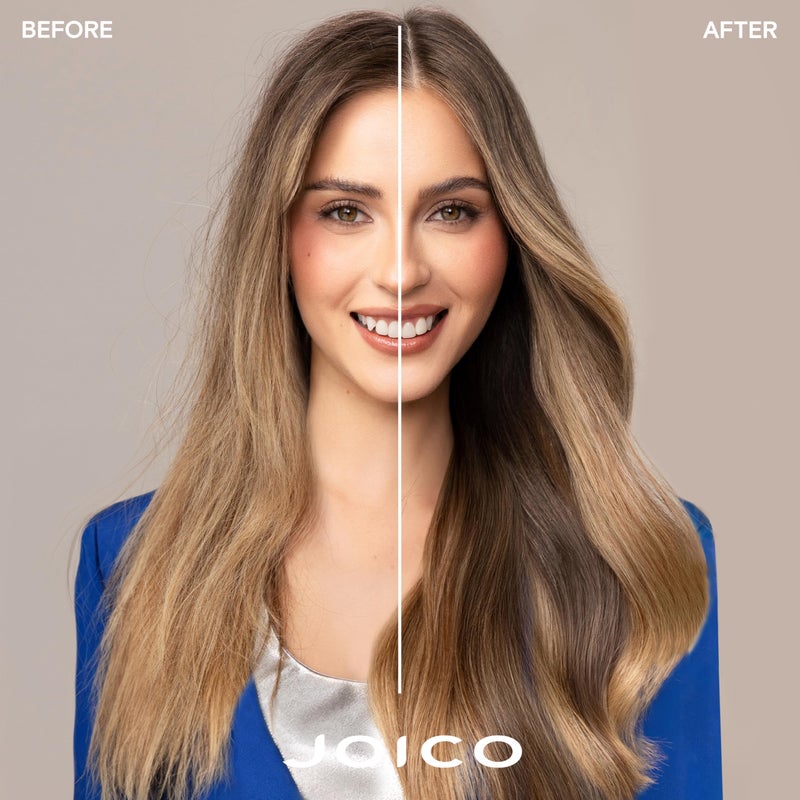 JOICO شامبو جوكو لتوازن اللون الأزرق | للشعر البني المفتح | يقضي على درجات اللون البرتقالي النحاسي | يعزز حيوية اللون واللمعان | حماية من الأشعة فوق البنفسجية | مع زيت ثمر الورد ومستخلص الشاي الأخضر | 10.1 أونصة سائلة - Image 2