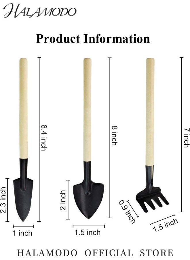 HALAMODO - 3PCS Hand Shovel for Gardening Trowel Garden Tool Planting Tools Small Garden Rake Ergonomic Hand Tools Set Edging Shovel Indoor Plants Tools Gardening Tools for Transplanting Seedlings & Cultivating and Weeding Flowers and Vegetable Seedlings - Image 1