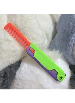 Generic 3D Color Printing Radish Comb Gravity Comb Push Decompression Toy for Children  - Image 2